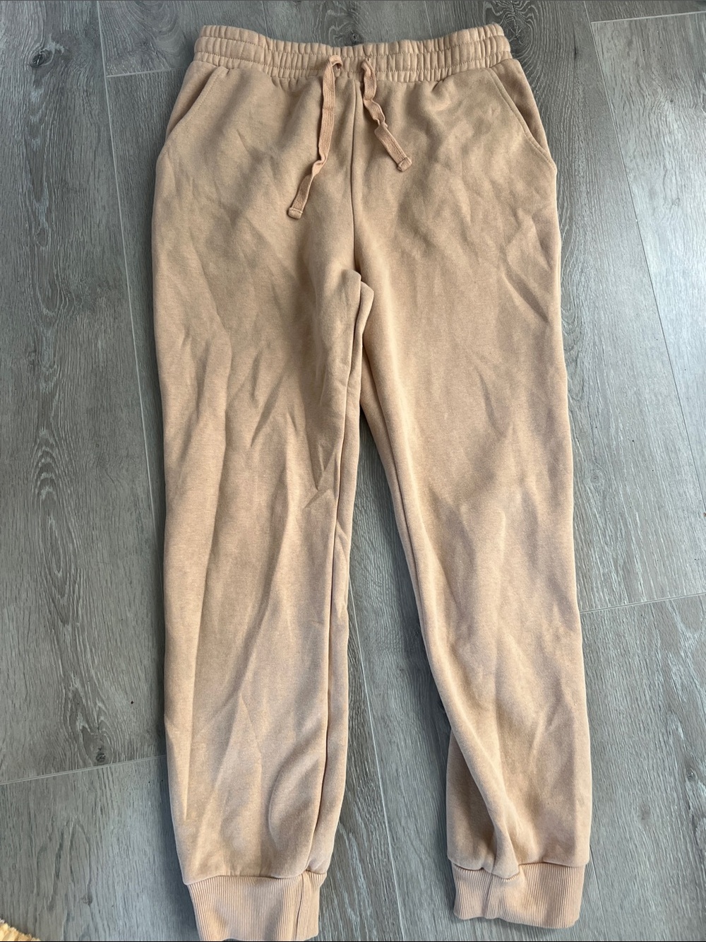 Forever 21 Women's Tan Drawstring Jogger Pants